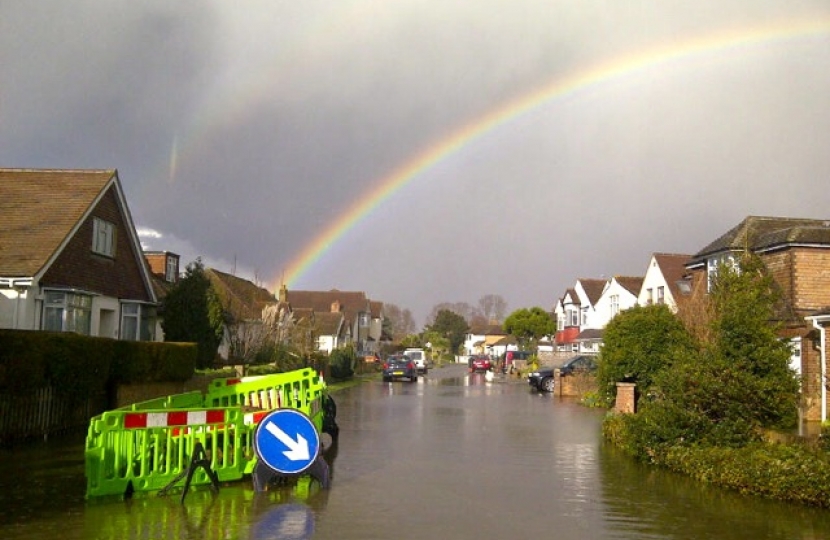 River Close flooding