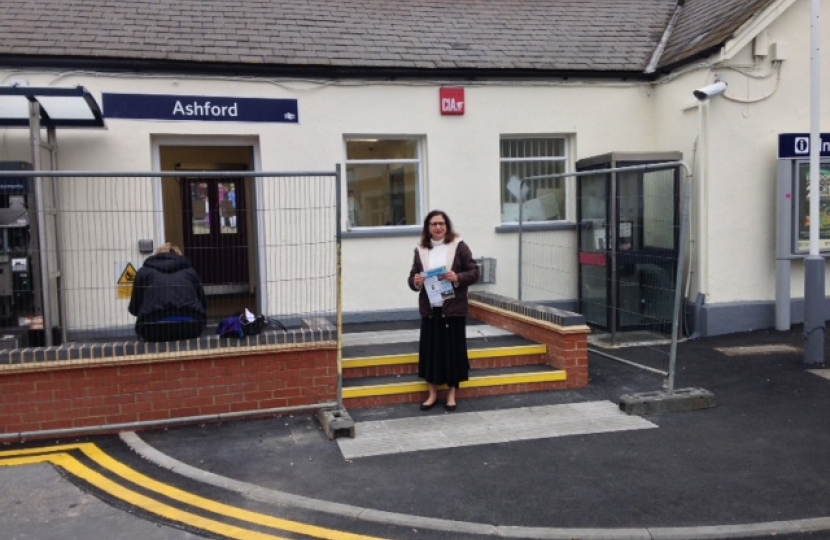 Rose Chandler at Ashford Station