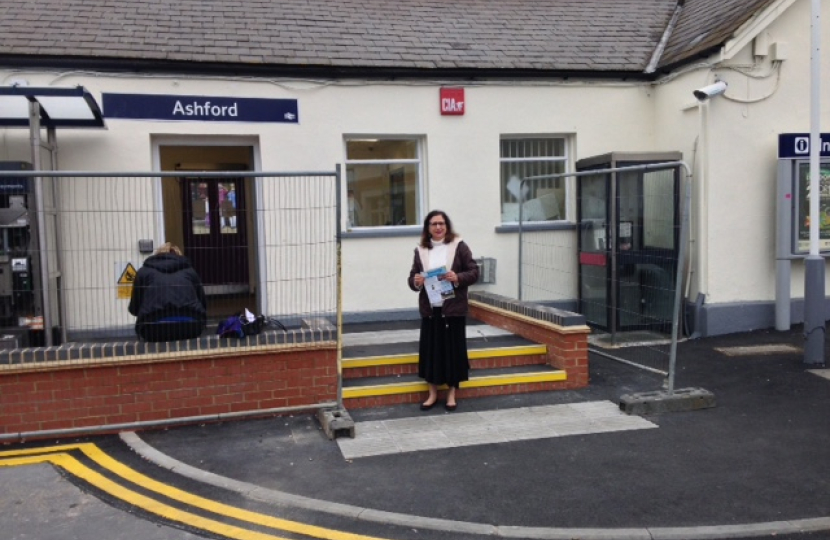 Rose Chandler at Ashford Station